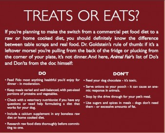 pet meal dos and donts