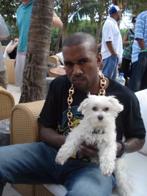 Kanye with Lucky