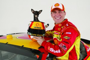 Kevin Harvick and his dog Little One!