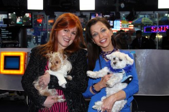 HSNY's Sandra Defeo and Willis join Animal Fair's Wendy and Lucky Diamond to close the Holiday NASDAQ!