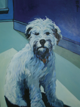 A terrier made immortal in the art of Peterson Thomas